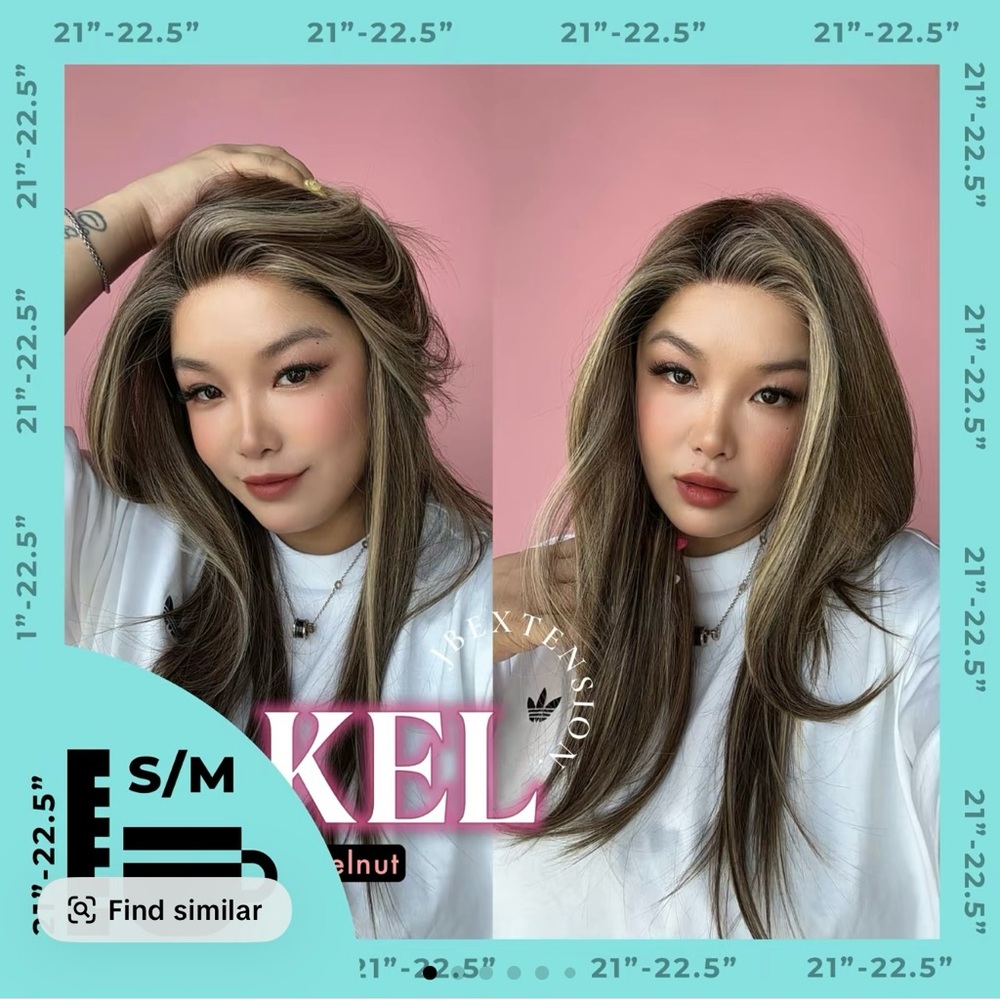 JBExtension wig Kel Hazelnut